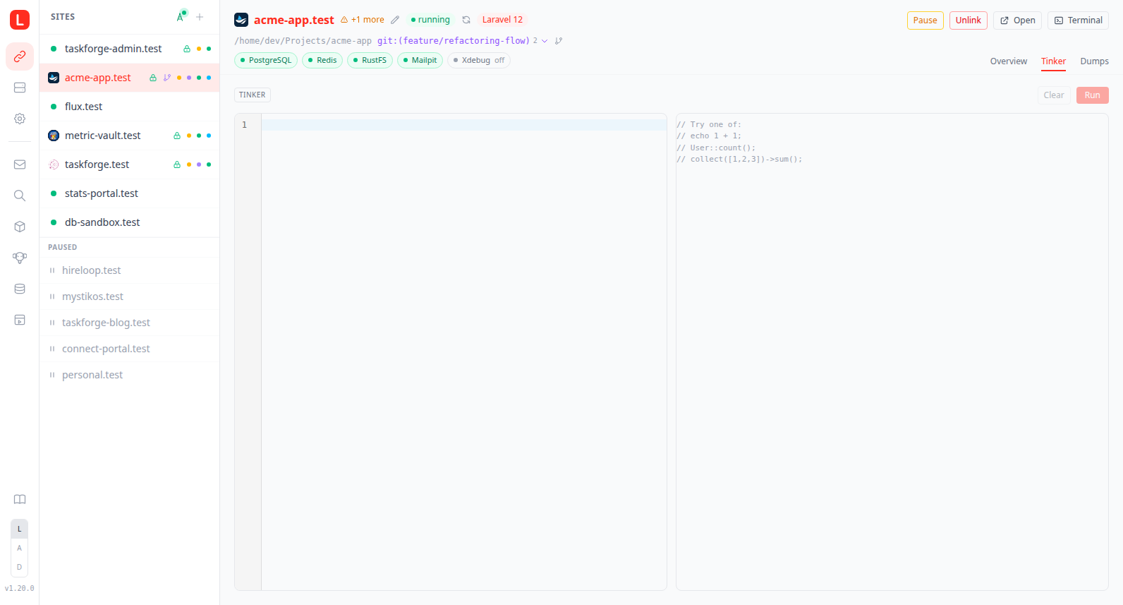Tinker tab